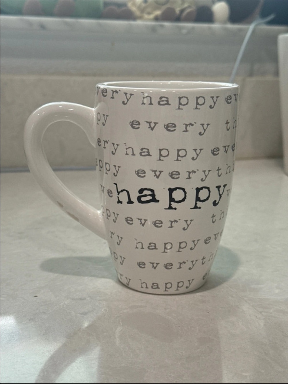 Mud Pie Happy Everything mug